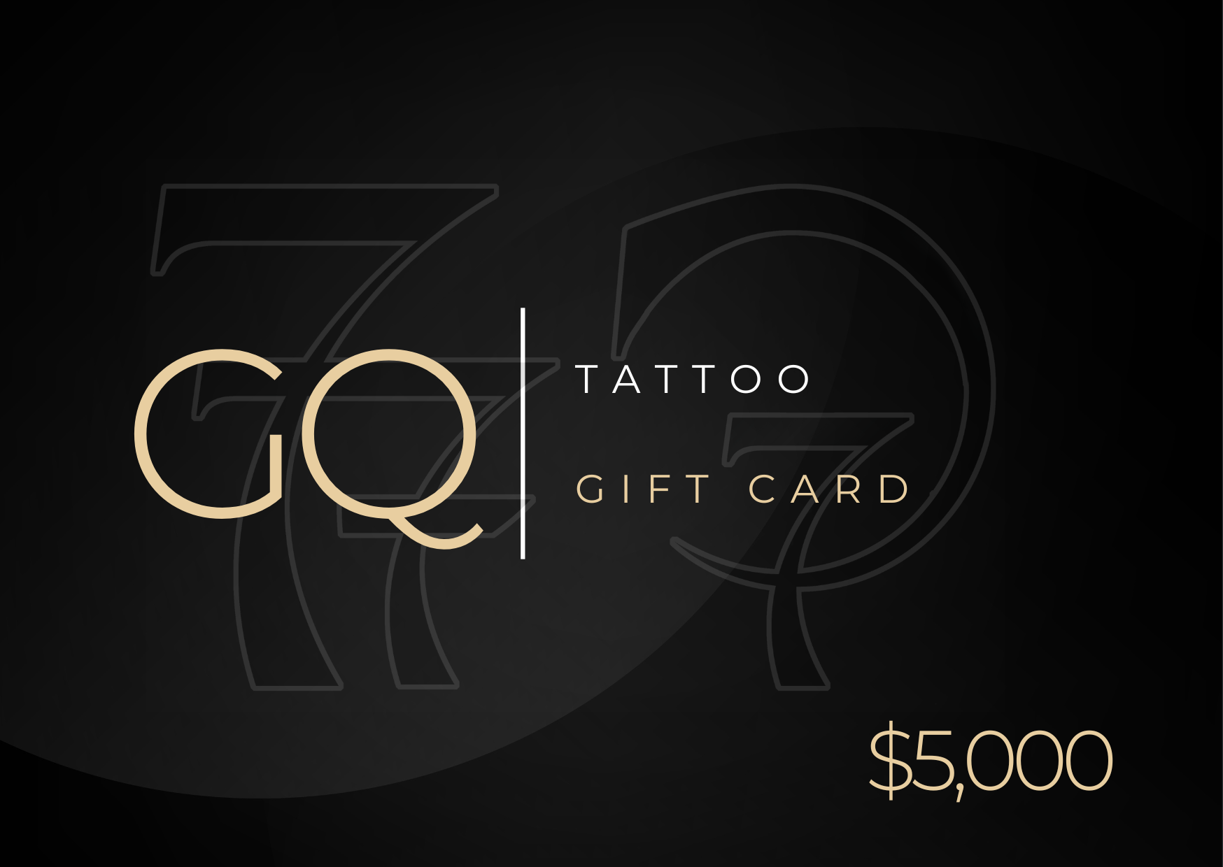 GQ tattoo gift card